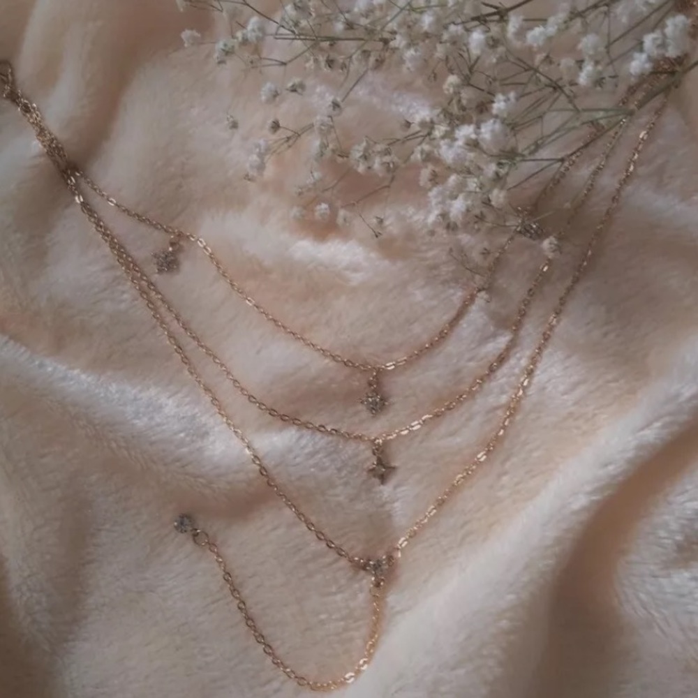 Beautiful Layered Necklace - Picture 2 of 3